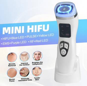 Mini HIFU+RF+EMS+Pulse+LED 